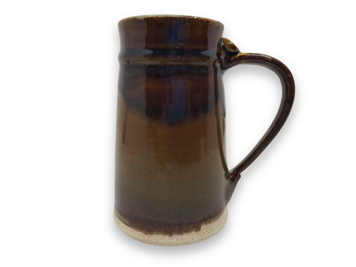 Lg Mug Brown Speckled Cream Bottom Designer Craft Shop