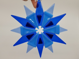 Fused Glass Large Snowflake Ornaments
