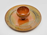 Small Chip & Dip Dish - Designer Craft Shop Made in Canada. Made in Nova Scotia. Made in the Maritimes. Artisan | Fine Craft | Pottery | Ceramics | Jewellery | Jewelry | Art | Bookbinding | Printmaking | Leather | Home | Decor | Local | Halifax | Dartmouth | HRM | Gifts | Handmade | Handcrafted | Atlantic | Gallery | Shop | Unique | One of a Kind |  OOAK
