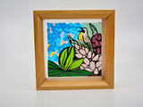 Tiny Stained Glass Window - Designer Craft Shop Made in Canada. Made in Nova Scotia. Made in the Maritimes. Artisan | Fine Craft | Pottery | Ceramics | Jewellery | Jewelry | Art | Bookbinding | Printmaking | Leather | Home | Decor | Local | Halifax | Dartmouth | HRM | Gifts | Handmade | Handcrafted | Atlantic | Gallery | Shop | Unique | One of a Kind |  OOAK