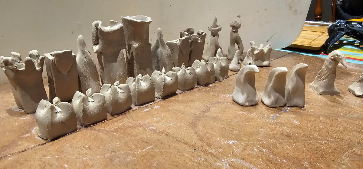 TGIF: Ceramic Chess Set