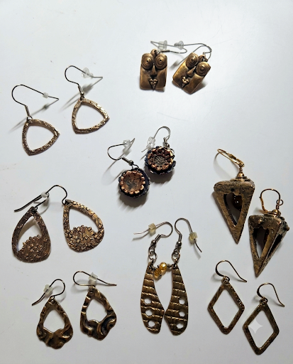 WEEKENDER: Metal Clay Earrings