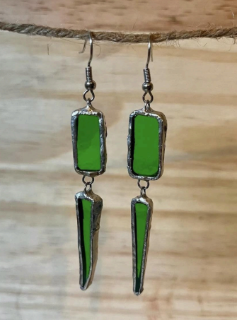 TRY IT: Stained Glass Earrings