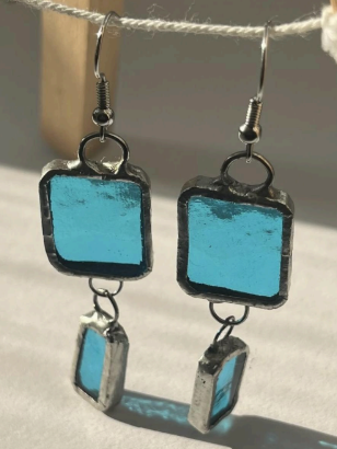 TRY IT: Stained Glass Earrings