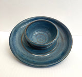 Ostrea Lake Pottery: Small Dip Platter - Moss