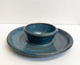 Ostrea Lake Pottery: Small Dip Platter - Moss