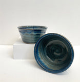Ostrea Lake Pottery: Small Single Condiment Bowl - Moss