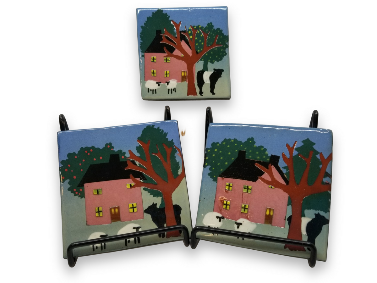 Westcote Bell Pottery: Pink House Tiles