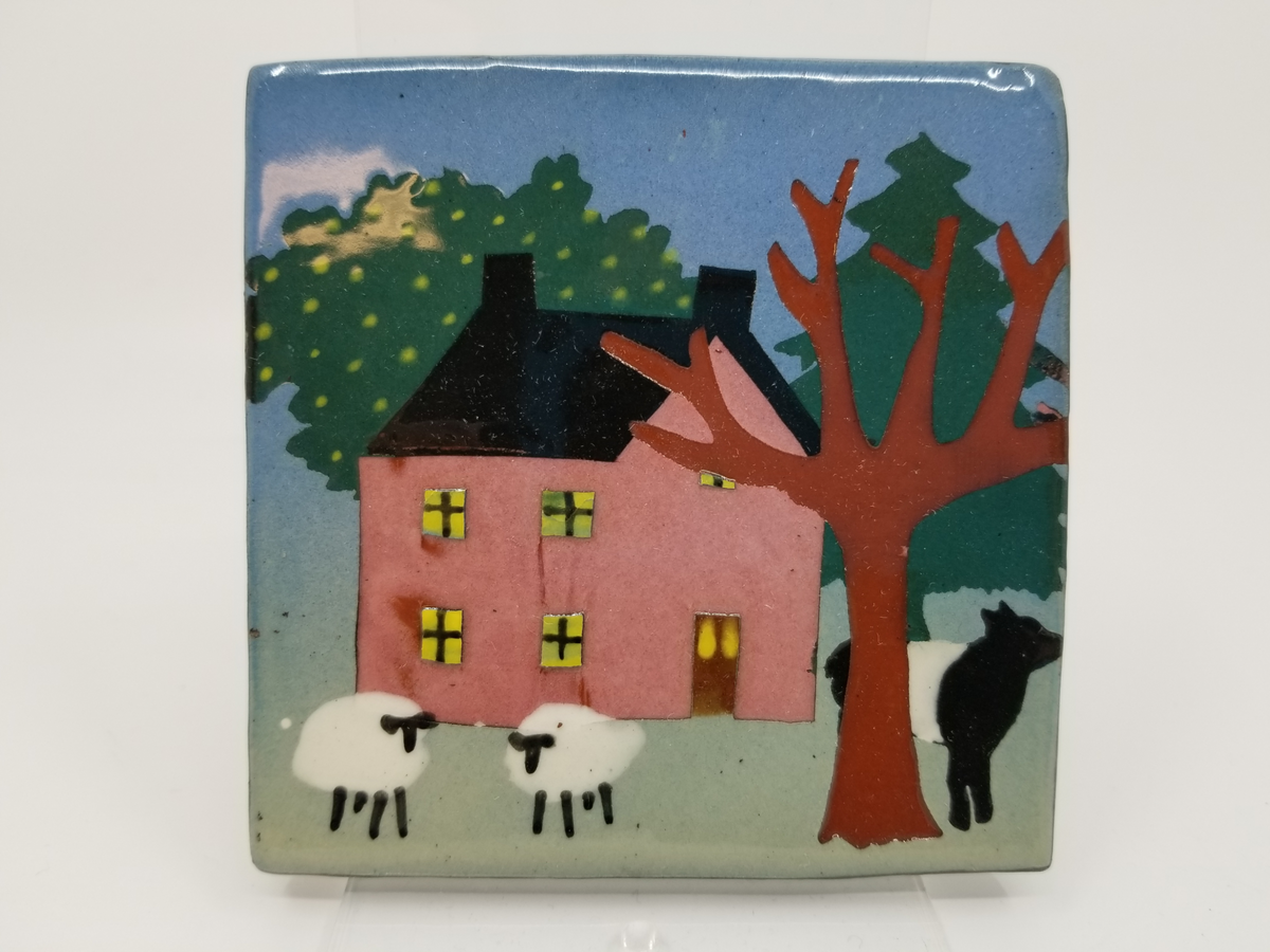 Westcote Bell Pottery: Pink House Tiles