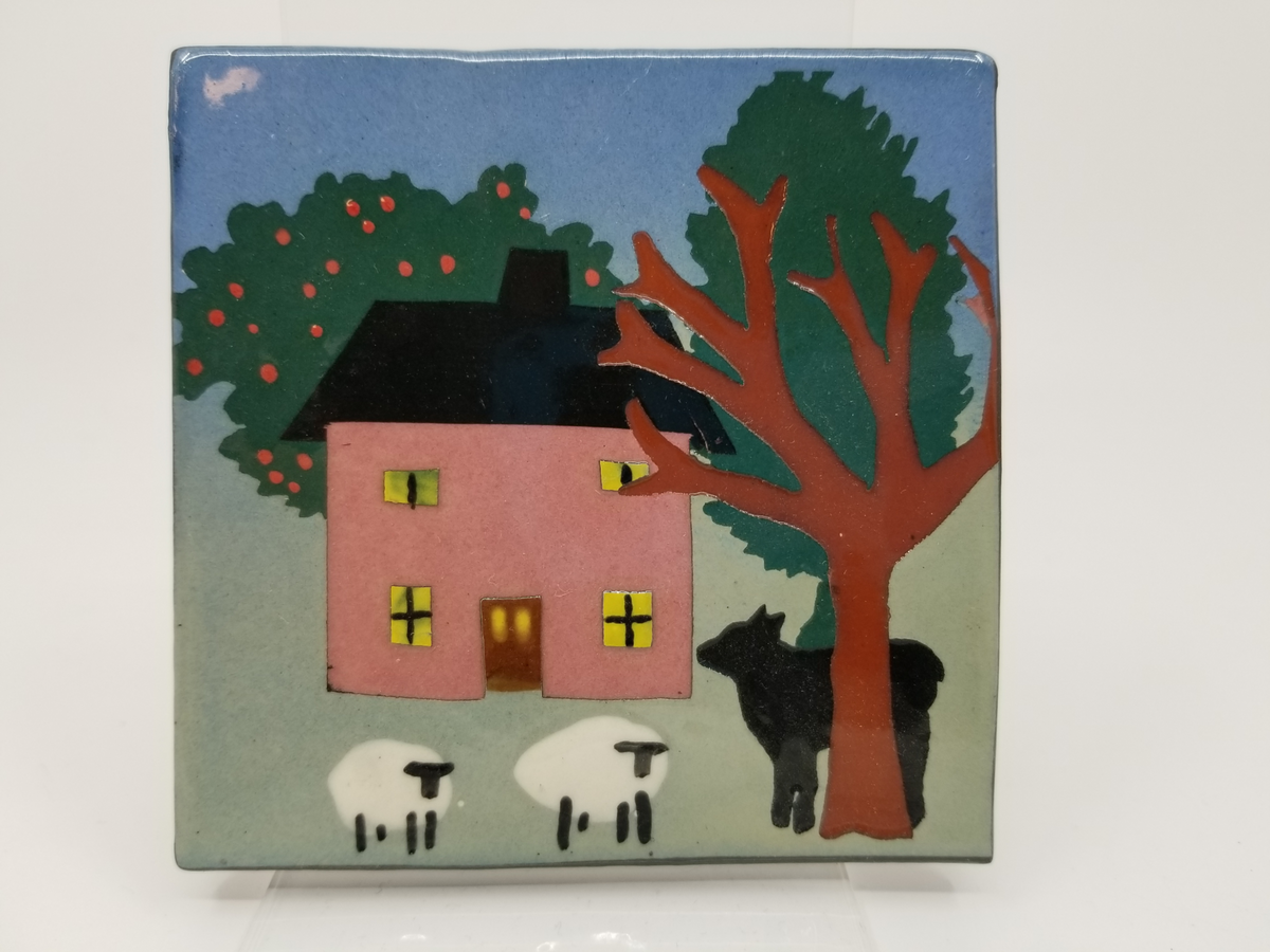 Westcote Bell Pottery: Pink House Tiles