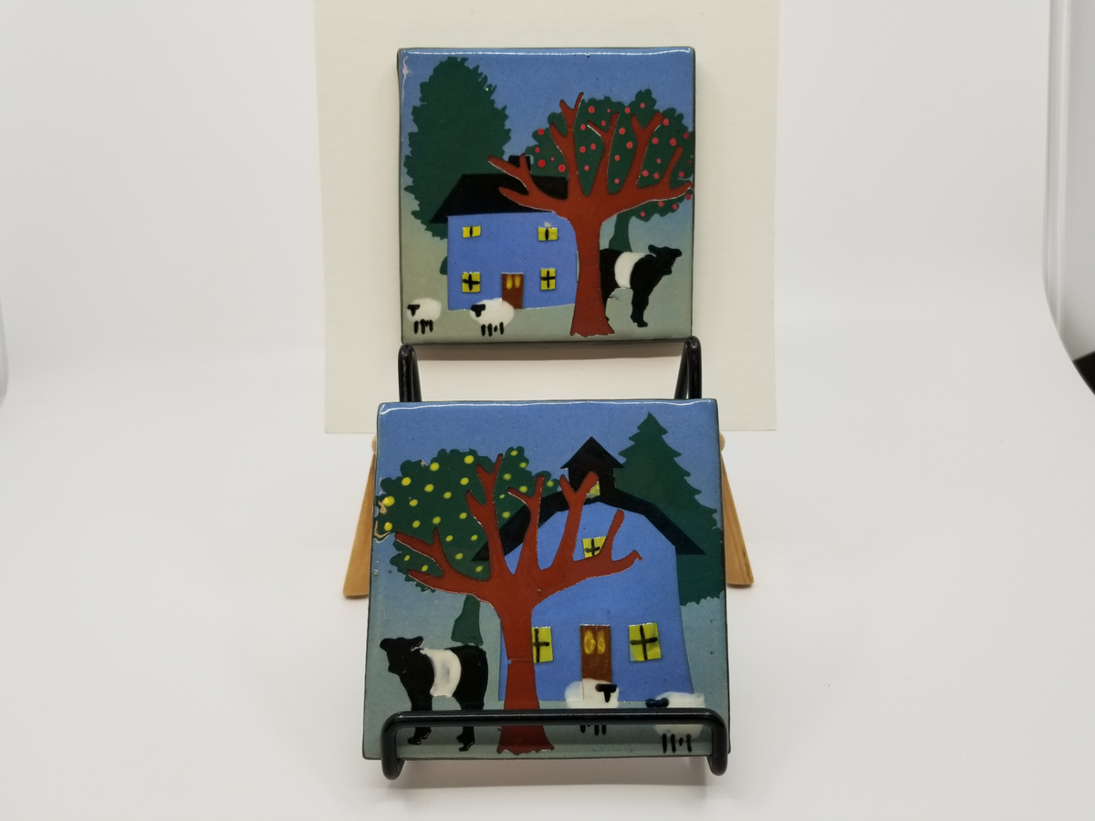 Westcote Bell Pottery: Blue House Tiles