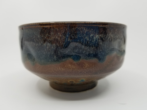 Brown & Blue Speckled Bowl
