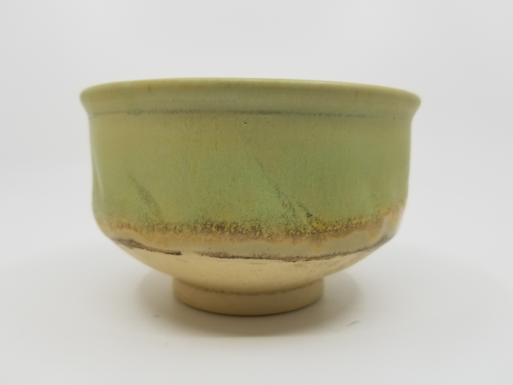 Cream & Light Green Bowl