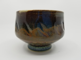 Westcote Bell Pottery: Brown & White Swirl Bowl