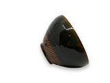 Westcote Bell Pottery: Dark Green & Brown Swirl Salad Bowl