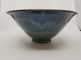 Blue Swirl Salad Bowl
