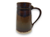 Lg Mug - Brown Speckled Cream Bottom