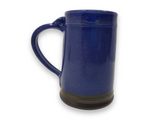 Westcote Bell Pottery: Med Mug - Blue with Brown Bottom