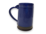 Med Mug - Blue with Brown Bottom