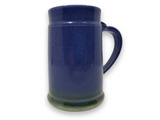Westcote Bell Pottery: Med Mug - Blue with Green Bottom