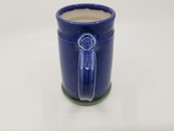 Westcote Bell Pottery: Med Mug - Blue with Green Bottom