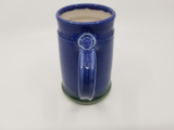 Med Mug - Blue with Green Bottom