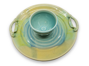 Westcote Bell Pottery: Dip Platter with Handles