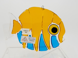 School Street Glass Studio: Lg Round Fish Ornaments