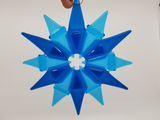 Fused Glass Large Snowflake Ornaments