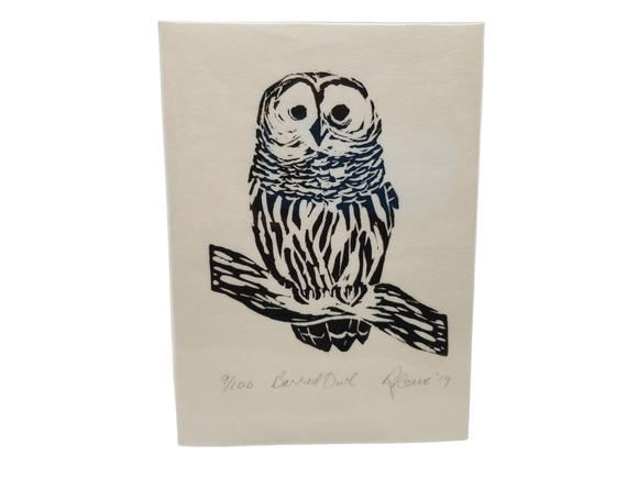 Rachel Reeve Art: Barred Owl Print