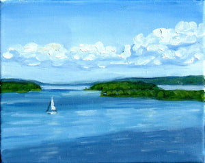 Bras d'Or Islands from Marble Mountain - Designer Craft Shop