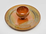 Small Chip & Dip Dish - Designer Craft Shop Made in Canada. Made in Nova Scotia. Made in the Maritimes. Artisan | Fine Craft | Pottery | Ceramics | Jewellery | Jewelry | Art | Bookbinding | Printmaking | Leather | Home | Decor | Local | Halifax | Dartmouth | HRM | Gifts | Handmade | Handcrafted | Atlantic | Gallery | Shop | Unique | One of a Kind |  OOAK