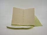 Sheepskin Leather Notebook - Designer Craft Shop Made in Canada. Made in Nova Scotia. Made in the Maritimes. Artisan | Fine Craft | Pottery | Ceramics | Jewellery | Jewelry | Art | Bookbinding | Printmaking | Leather | Home | Decor | Local | Halifax | Dartmouth | HRM | Gifts | Handmade | Handcrafted | Atlantic | Gallery | Shop | Unique | One of a Kind |  OOAK