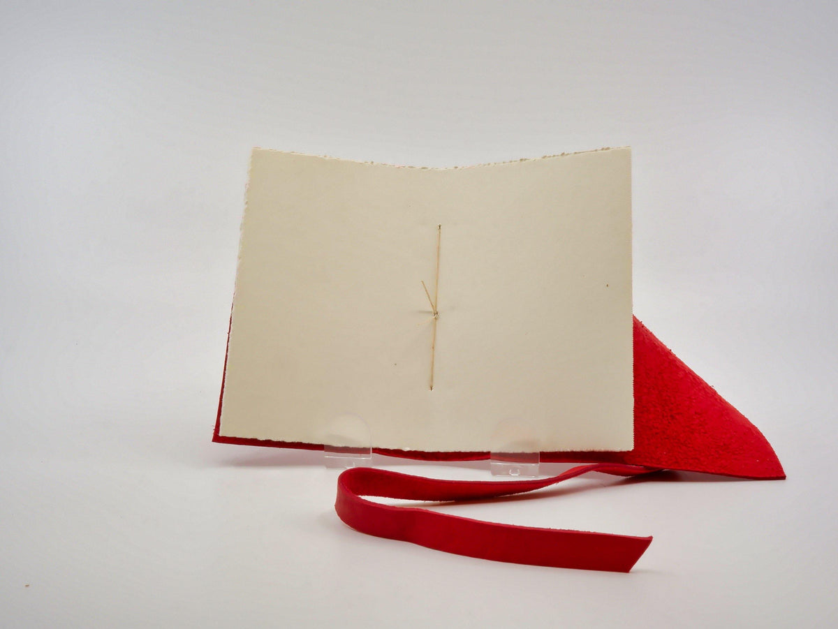 Sheepskin Leather Notebook - Designer Craft Shop Made in Canada. Made in Nova Scotia. Made in the Maritimes. Artisan | Fine Craft | Pottery | Ceramics | Jewellery | Jewelry | Art | Bookbinding | Printmaking | Leather | Home | Decor | Local | Halifax | Dartmouth | HRM | Gifts | Handmade | Handcrafted | Atlantic | Gallery | Shop | Unique | One of a Kind |  OOAK