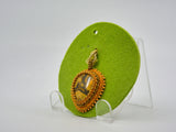 Pendant with Bumblebee Jasper Cabochon - Designer Craft Shop