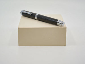 Ancient Bog Oak  Rollerball pen - Designer Craft Shop