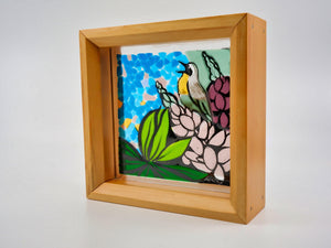 Tiny Stained Glass Window - Designer Craft Shop Made in Canada. Made in Nova Scotia. Made in the Maritimes. Artisan | Fine Craft | Pottery | Ceramics | Jewellery | Jewelry | Art | Bookbinding | Printmaking | Leather | Home | Decor | Local | Halifax | Dartmouth | HRM | Gifts | Handmade | Handcrafted | Atlantic | Gallery | Shop | Unique | One of a Kind |  OOAK
