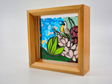 Tiny Stained Glass Window - Designer Craft Shop Made in Canada. Made in Nova Scotia. Made in the Maritimes. Artisan | Fine Craft | Pottery | Ceramics | Jewellery | Jewelry | Art | Bookbinding | Printmaking | Leather | Home | Decor | Local | Halifax | Dartmouth | HRM | Gifts | Handmade | Handcrafted | Atlantic | Gallery | Shop | Unique | One of a Kind |  OOAK