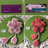 Brooch with Cherry Blossom Petal Drops - Designer Craft Shop