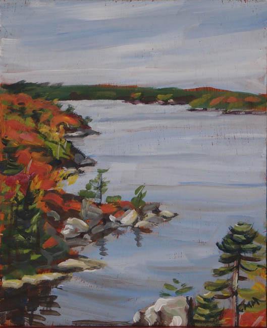 Susie's Lake from Flagpole Hill - Designer Craft Shop Made in Canada. Made in Nova Scotia. Made in the Maritimes. Artisan | Fine Craft | Pottery | Ceramics | Jewellery | Jewelry | Art | Bookbinding | Printmaking | Leather | Home | Decor | Local | Halifax | Dartmouth | HRM | Gifts | Handmade | Handcrafted | Atlantic | Gallery | Shop | Unique | One of a Kind |  OOAK
