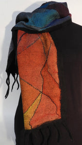 Mosaic Merino Wool Scarf - Designer Craft Shop
