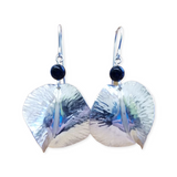 Puff-Ball Silver Earrings
