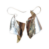 Gingko Leaf Silver Earrings