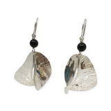 Puff-Ball Silver Earrings