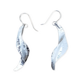 Vanilla Bean Silver Earrings
