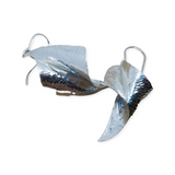 Gingko Leaf Silver Earrings