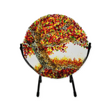 Fused Glass by Brent Harding: Fall Tree of Life