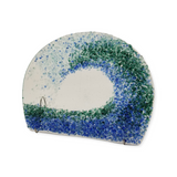 Fused Glass by Brent Harding: Crashing Wave