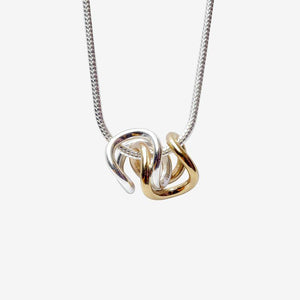 Hugs Pendant SS/14k - Designer Craft Shop